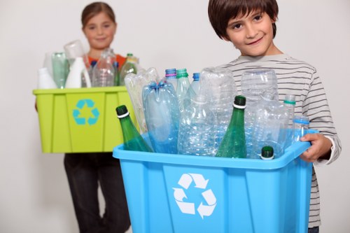 Eco-friendly disposal of garage items