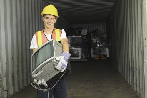 Recycling process for businesses in Palmers Green